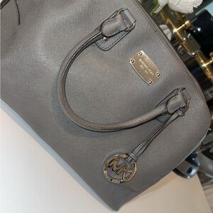 Michael Kors Gray Satchel